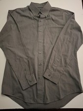 Van Heusen Mens Classic Fit Button Down Shirt Long Sleeve Size M 15 15 1/2 A2