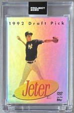 TOPPS PROJECT 2020 #383 DEREK JETER HOF by DON C 1993 YANKEES ** RAINBOW FOIL