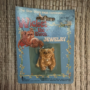 Star Wars Wicket the Ewok Jewelry Vintage 1983 Lukasfilm