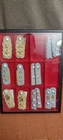 WW2 WWII German Military Luftwaffe Administrative Admin Shoulder Board Lot Of 7