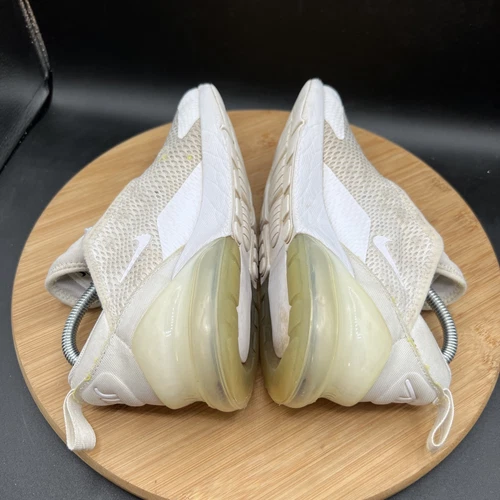 Nike Air Max 270 Youth Size 3Y White Athletic Running Shoes Sneakers AO2372-103 - Picture 6 of 9