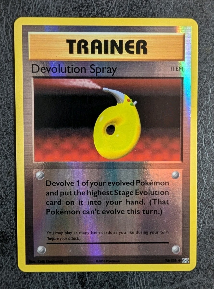 Devolution Spray 76/108 XY Evolutions Trainer Reverse Holo 2016 Pokemon TCG Card