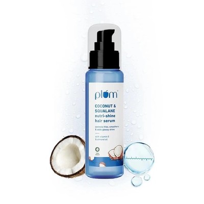 Plum Coconut Nutri-Shine Hair Serum For Smooth, Shiny Hair (75ml)