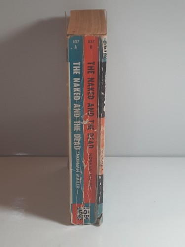 War WWII The Naked and the Dead Norman Miller 1951 Double Paperback artwork bb - Picture 7 of 12