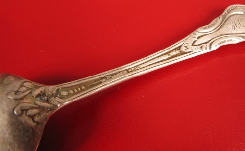 TWO ANTIQUE SOUVENIR SILVER SPOONS PLATT & BROTHER MONTAGUE NEW YORK LONG ISLAND - Picture 2 of 4