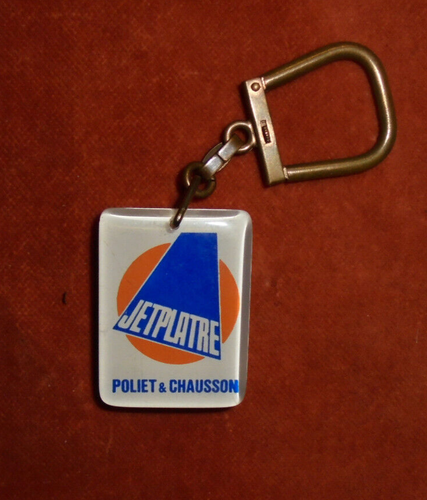 Porte-clés Bourbon POLIET & CHAUSSON CERCLE BLEU JETPLATRE - Picture 2 of 2