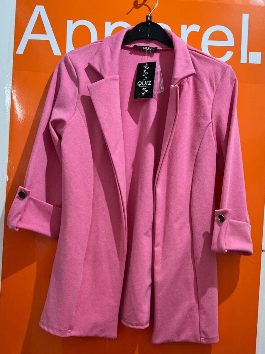 Pink shop blazer quiz