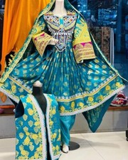 Afghan short banars kochi nikkah coouple dress for women