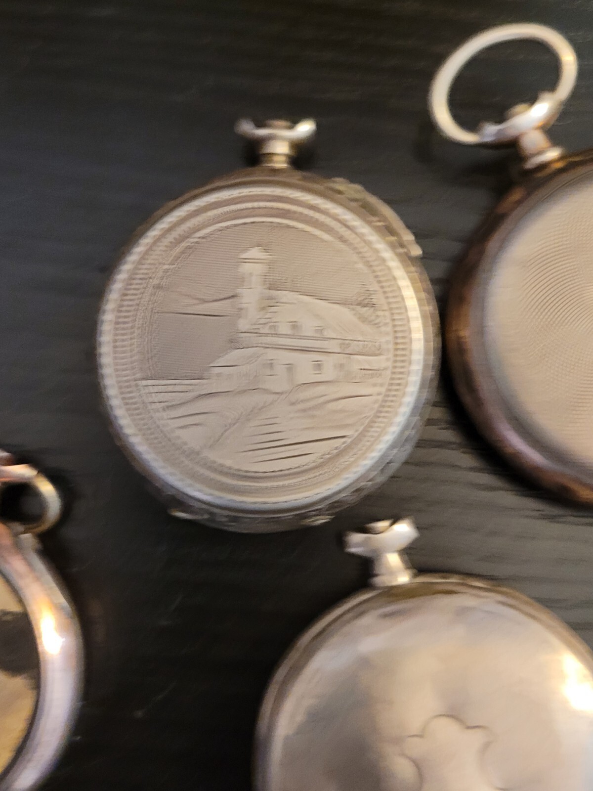 Antique Solid Silver Pocket Watch Cases Steampunk… - image 5