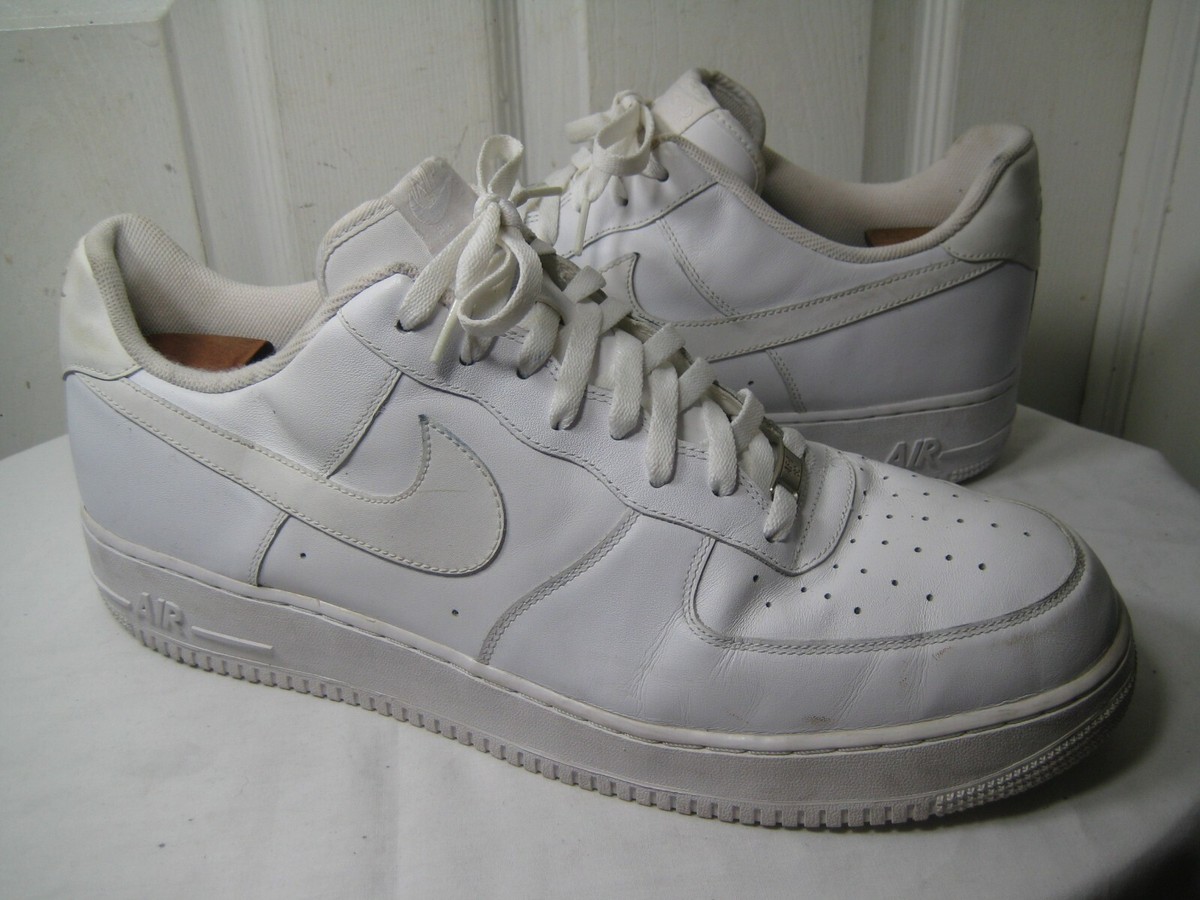 NIKE AIR FORCE 1 TRIPLE WHITE | 315122-111 MEN'S SIZE 52.5 / 18 | eBay