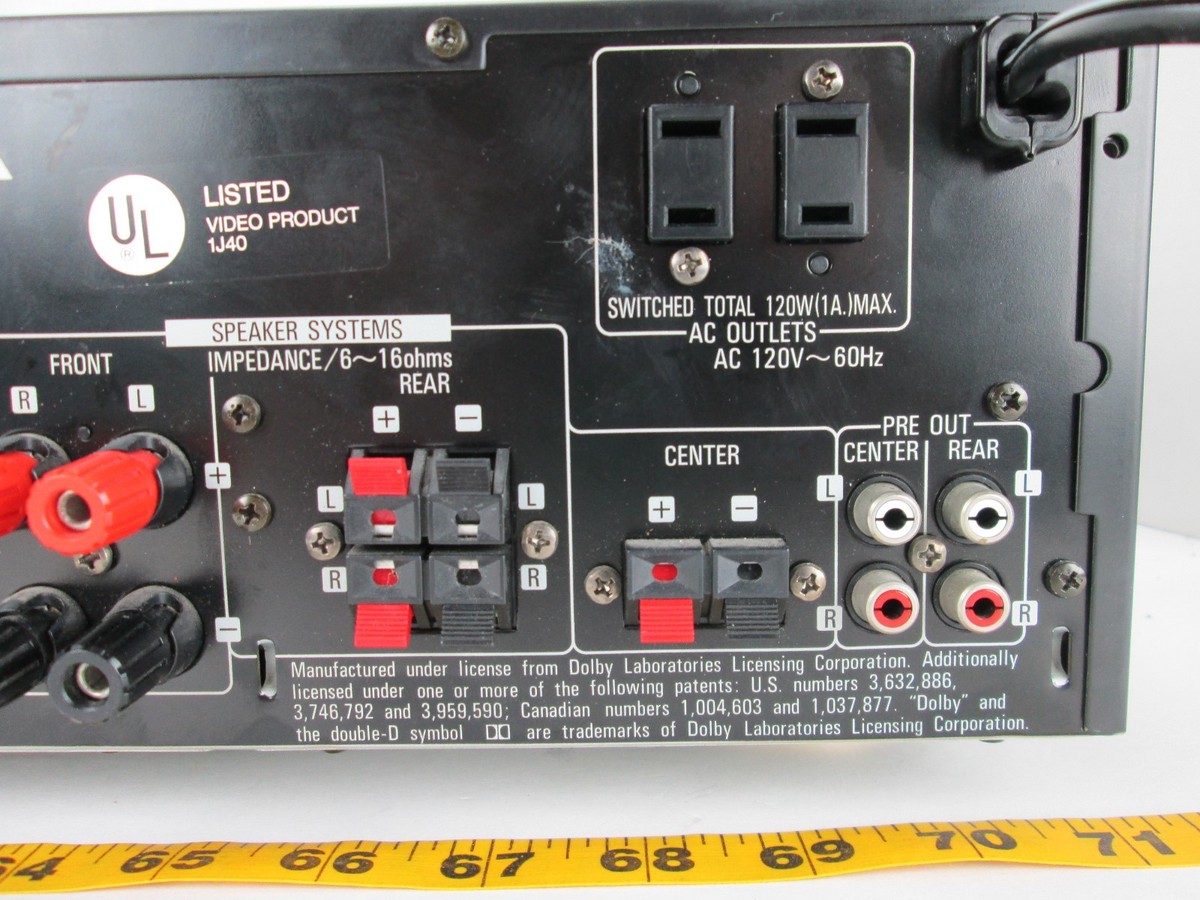 DENON PRECISION AUDIO COMPONENT アンプ Denon Precision Audio Component AV Surround Stereo Receiver