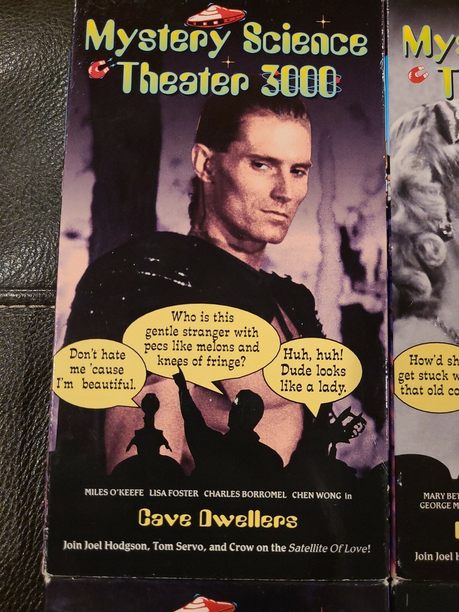 Lot of 4 Mystery Science Theater 3000 VHS Eegah, Manos, Cave