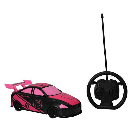 Hello Kitty Remote Control Race Car Sanrio Drift Racing Black Pink