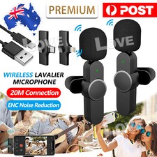Wireless Lavalier Microphone For Apple Phone iPhone Type C Video Recording Vlog