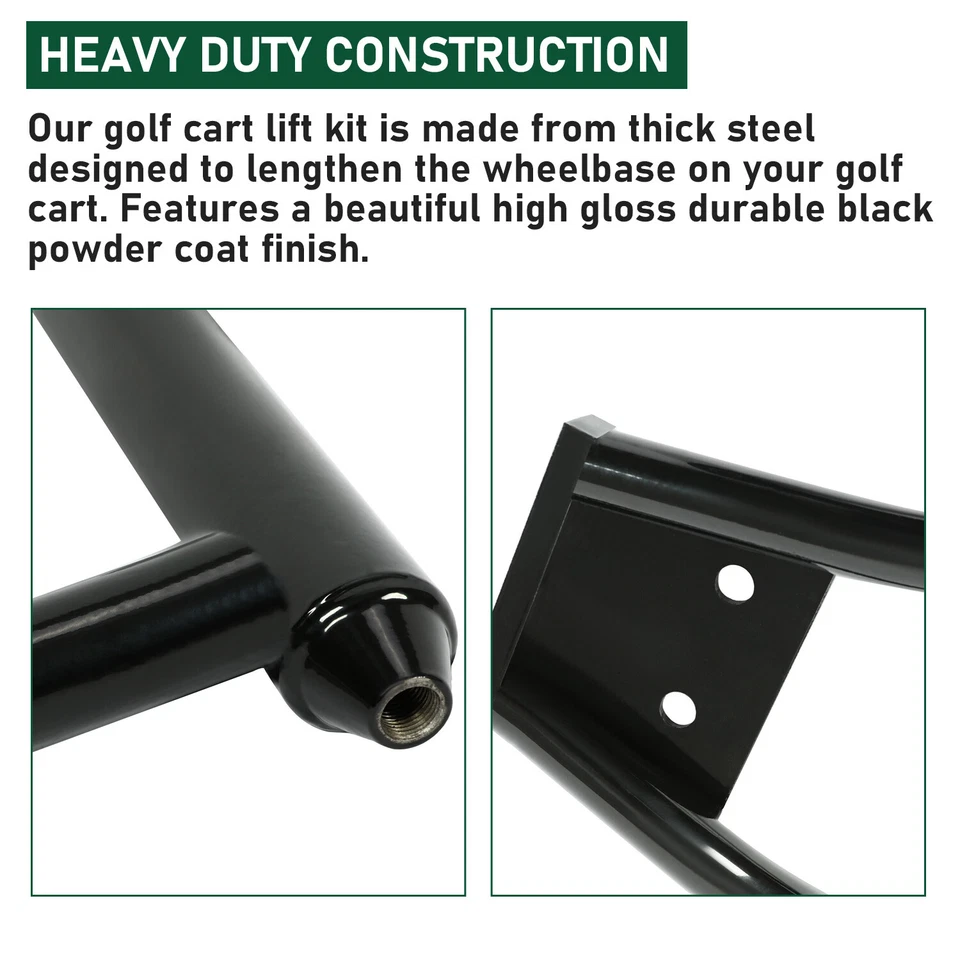 Kit de elevación de brazo en A doble de 6" para carro de golf Club Car Precedent 2004+ eléctrico/gas Foto 3 de 4