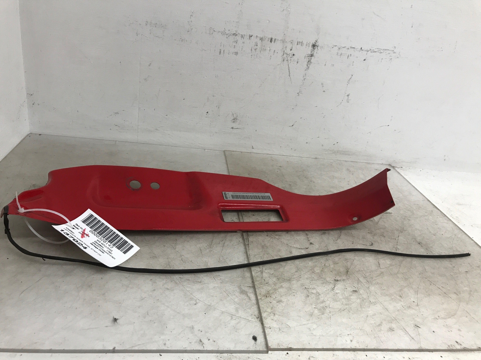 2000-2005 FERRARI 360 MODENA SPIDER LEFT INNER PANEL COVER RED(322) 65536511 OEM