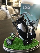 Golf Pen Holder with Golf Club Pens Set Unique Gifts Souvenirs