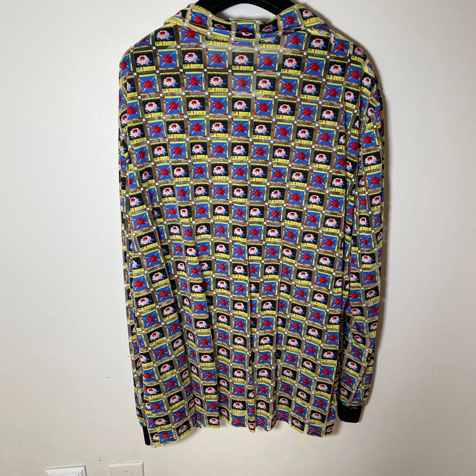 Camicia seta stampa floreale Gianni Versace taglia 50 uomo collezione firmata