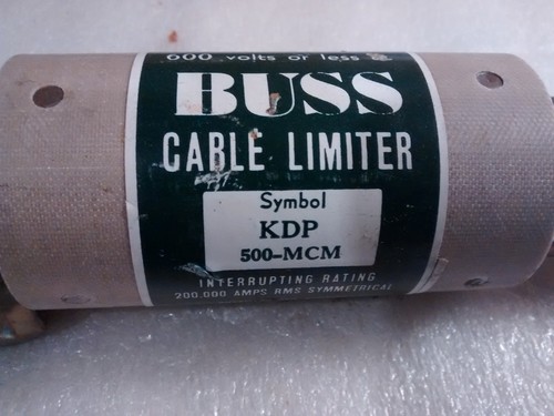 Bussmann Buss KDP 500-MCM Cable Limiter 600 VAC Fuse - Fast Shipping - Picture 3 of 4