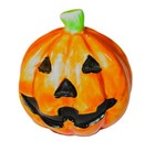 Vintage Jack O Lantern Carved Pumpkin Spice or Salt or Pepper JOL Ceramic Shaker — photo 3