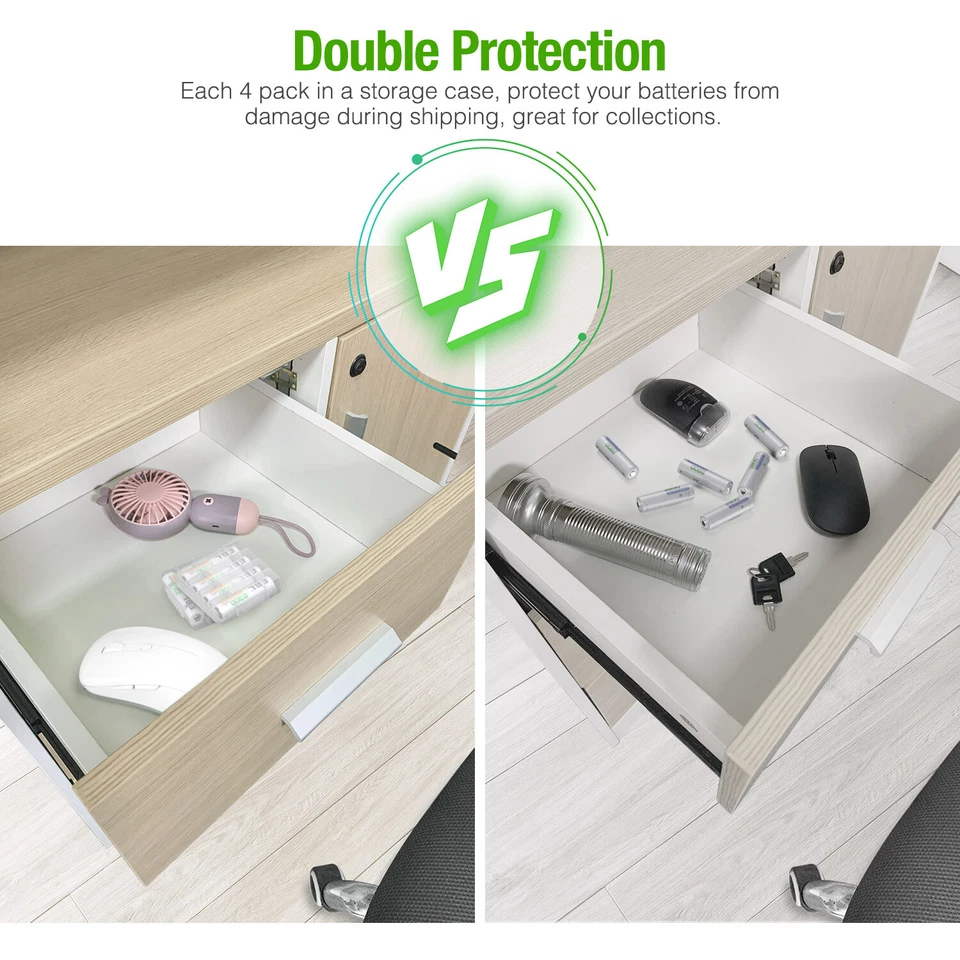 Lote Cargador Opcional Baterías Recargables EBL AAAA 2300 1100 2800mAh / NI-MH Foto 4 de 4