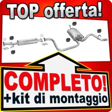 Scarico Completo per DAEWOO MATIZ 0.8 1.0 2-Volumi 09.2000-2004 Marmitta