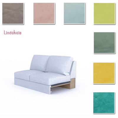 Custom Made Cover Fits Ikea Vimle Loveseat Sleeper Section Cover
