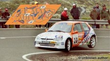 Decalcomanie Peugeot 106 Maxi Rally Canarias 1999 Slot calcas El Corte Ingles...