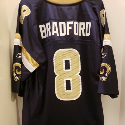 Sam Bradford RAMS NFL AUTHENTIC REEBOK JERSEY ADULT XL | eBay