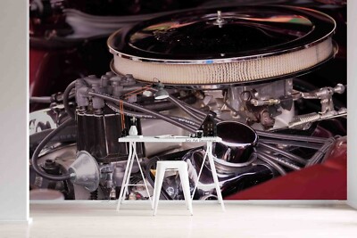 3D Antique Car Engine Wallpaper Wall Murals Removable Wallpaper 2