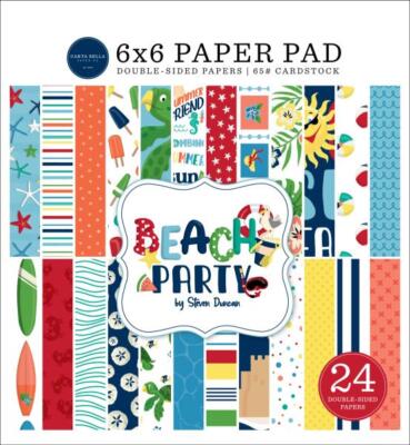 Carta Bella ''Beach Party'' 6x6'' Paper Pad