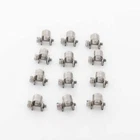 12pcs 7-9mm 1/4"-3/8" Mini Hose Clamps for Fuel Line Pipe  304 Stainless Steel