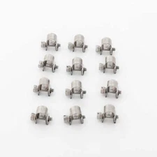 12pcs 7-9mm 1/4"-3/8" Mini Hose Clamps for Fuel Line Pipe  304 Stainless Steel