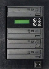 NEW  MediaStor a05 1-3, 1 to 3 Target 24X DVD Burner Duplicator Replication