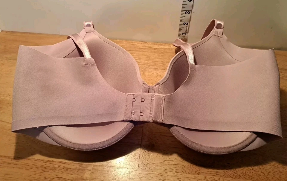 Sujetador Warners Sin Efecto Lateral 01356 38D Cobertura Completa Sin Costuras Contorno Copa Rosa Foto 4 de 4