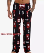 Naruto Shippuden Akatsuki Pajama Pants Men's Large 36-38 NEW!