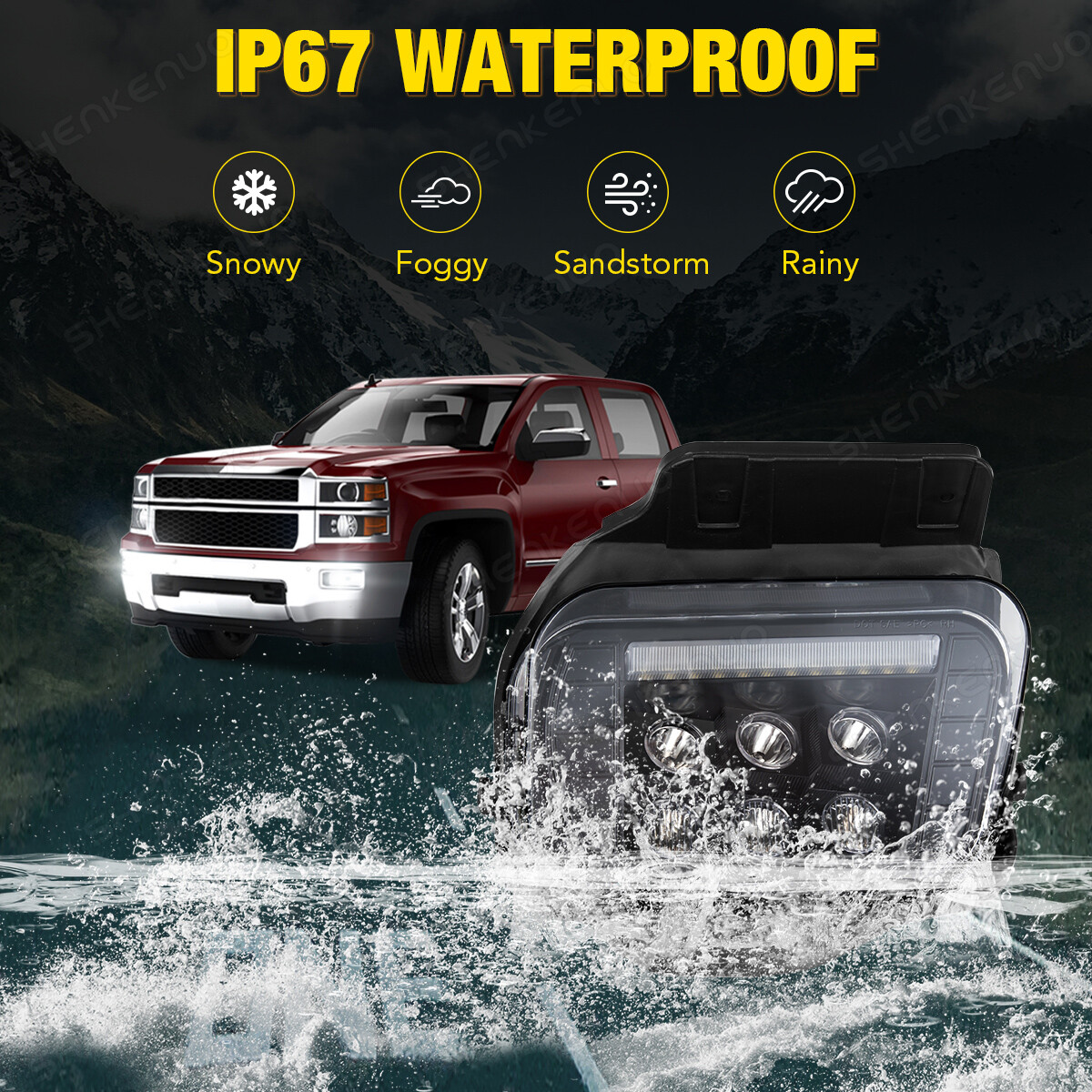 For 03-06 Chevy Silverado/Avalanche 1500/2500/3500 LED Front Bumper Fog Light | eBay For 03-06 Chevy Silverado/Avalanche 1500/2500/3500 LED Front Bumper Fog Light | eBay