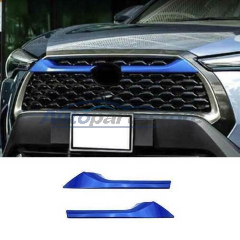2022-2023 Toyota Corolla Cross Blue Front Bumper Hood Grill Strip