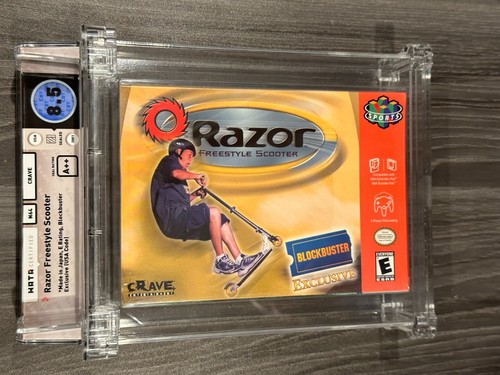 Razor Freestyle Scooter Nintendo 64 N64 Sealed GRADED WATA 8.5 A++ ...