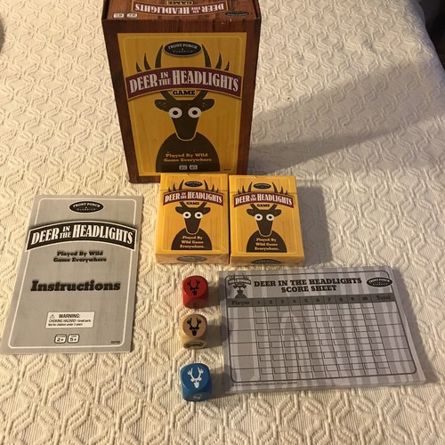 Deer In The Headlights The Card & Dice Game played by Wild Game