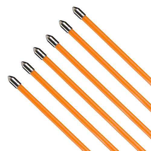12x 27" Fiberglass Arrows up to 35lbs For Kid Practice Recurve Compound Bow Gift - Picture 6 of 9