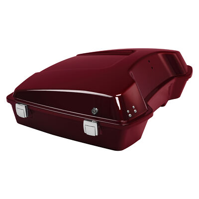 5.5'' Razor Pack Trunk Fit For Harley Touring Electra Road Glide 1997-2013 12 Red