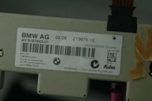 DH -34 BMW 65209187643 OEM 65-20-9-187-643 Used Antenna amplifier Diversity REAR - 第 7/20 張圖片