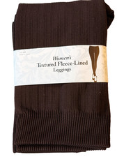 Brown Leggings Fleece Lined S/M Women Polyester/Spandex New Packaging PET RESCUE