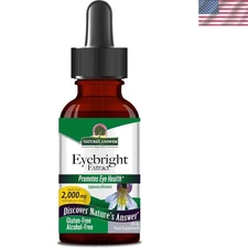 1 oz Eyebright Tincture with 2000 mg Extract – Gluten-Free & Preservative-Free