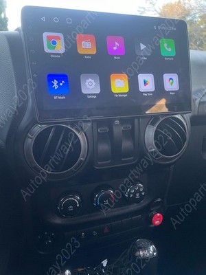 Android 15 Carplay Car Stereo Radio GPS Navi DSP For 2007-2017 Jeep Wrangler JK