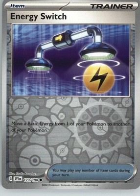 Energy Switch 173/198 Common Scarlet & Violet Pokemon Reverse Holo Near Mint