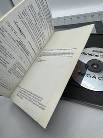 World Cup USA '94 (Sega CD, 1994) Case, CD & Manual Included Tested & Works