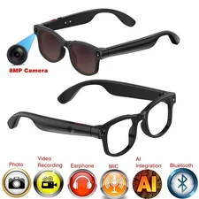 AI glasses with camera with 8MP camera and bluetooth and translate