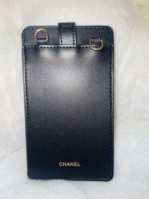 Auth CHANEL Coco Crush Limited Edition Black Leather Smartphone